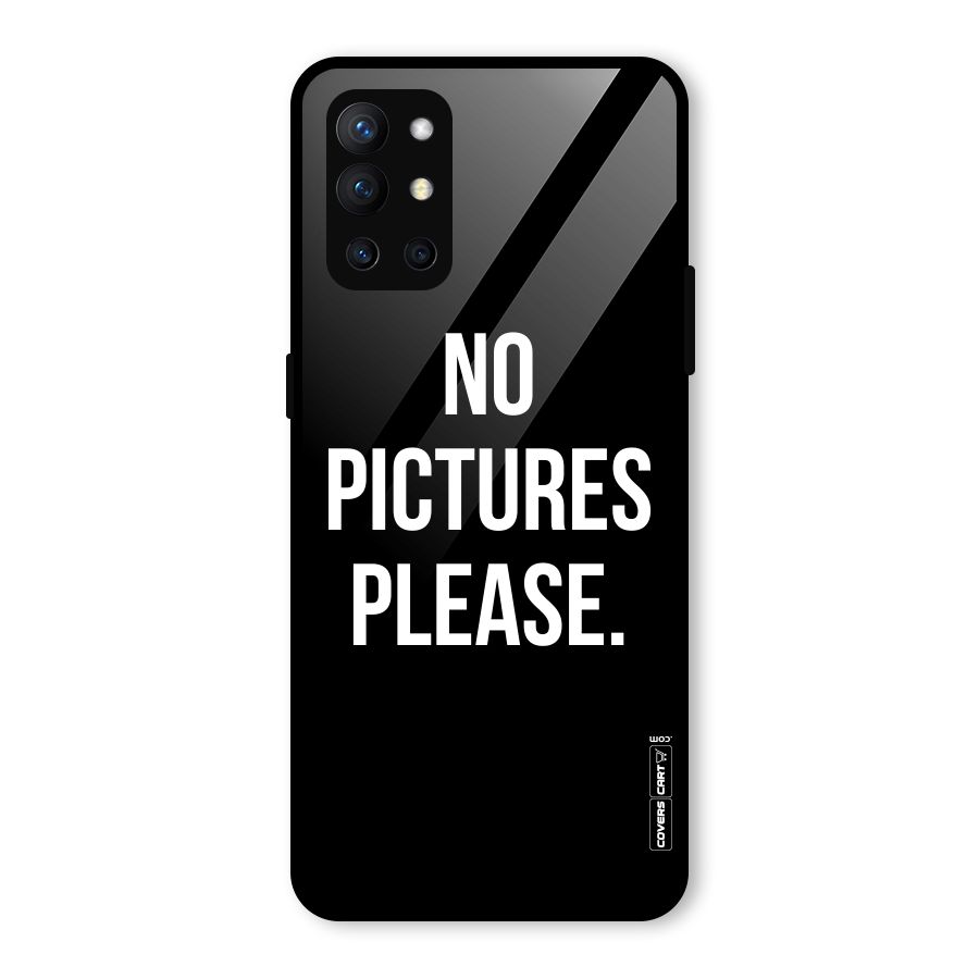No Pictures Please Glass Back Case for OnePlus 9R