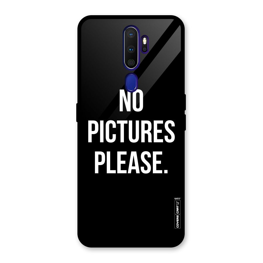 No Pictures Please Glass Back Case for Oppo A9 (2020)
