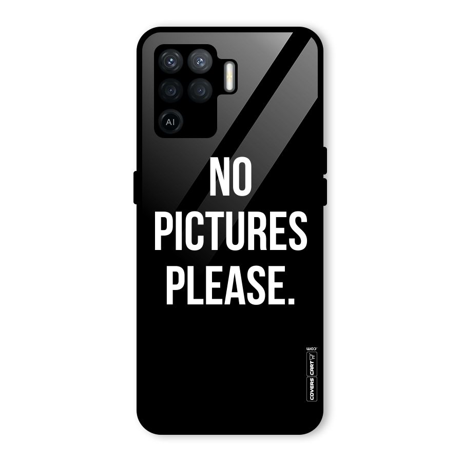 No Pictures Please Glass Back Case for Oppo F19 Pro