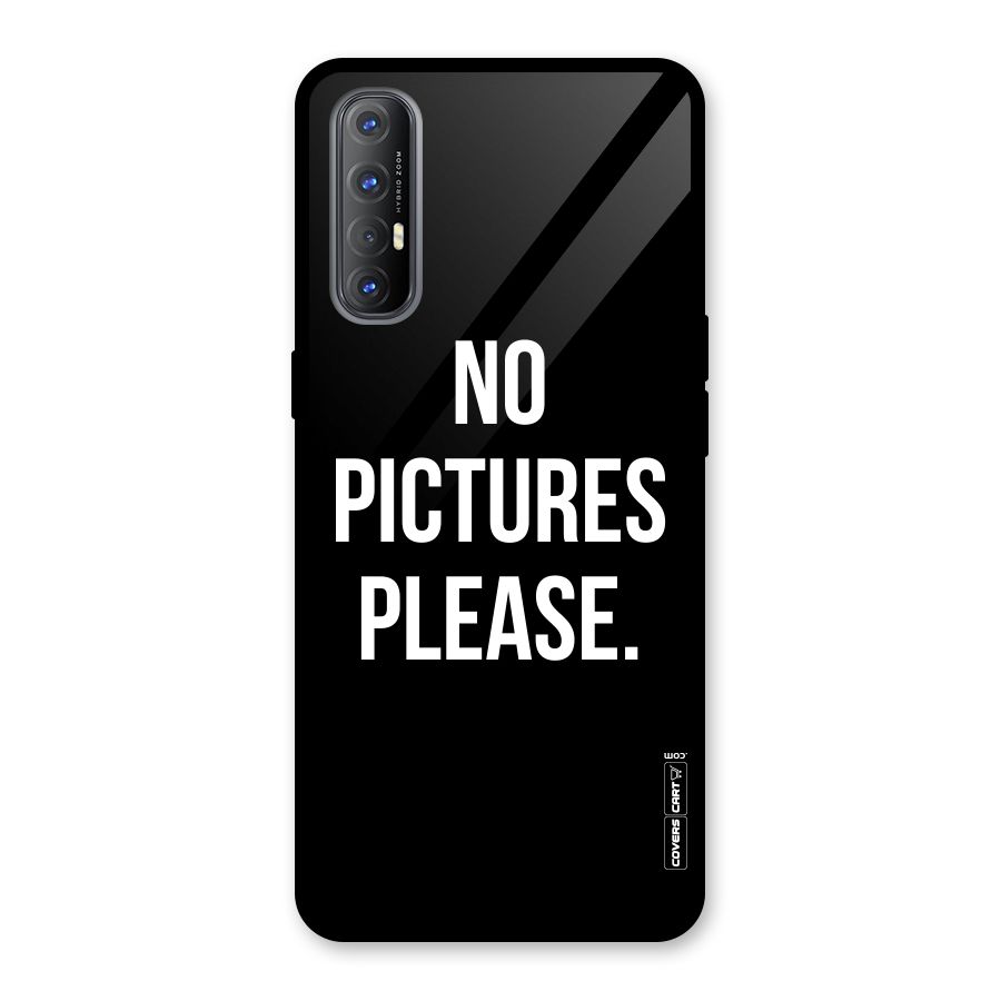 No Pictures Please Glass Back Case for Oppo Reno3 Pro