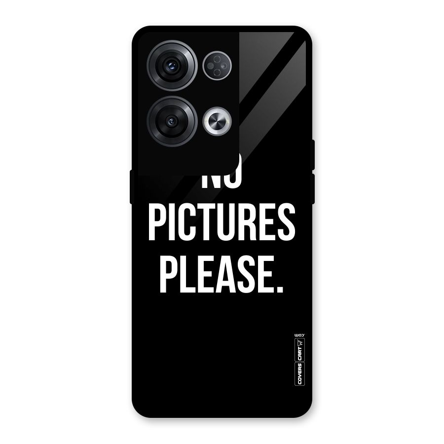 No Pictures Please Glass Back Case for Oppo Reno8 Pro 5G