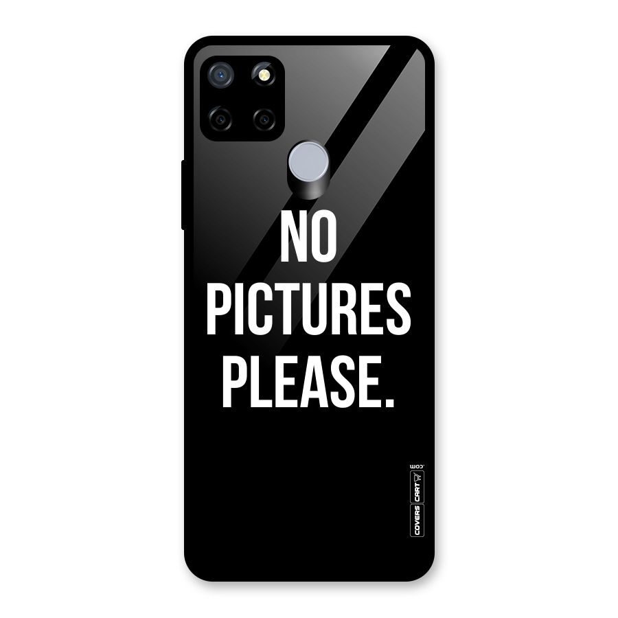 No Pictures Please Glass Back Case for Realme C12