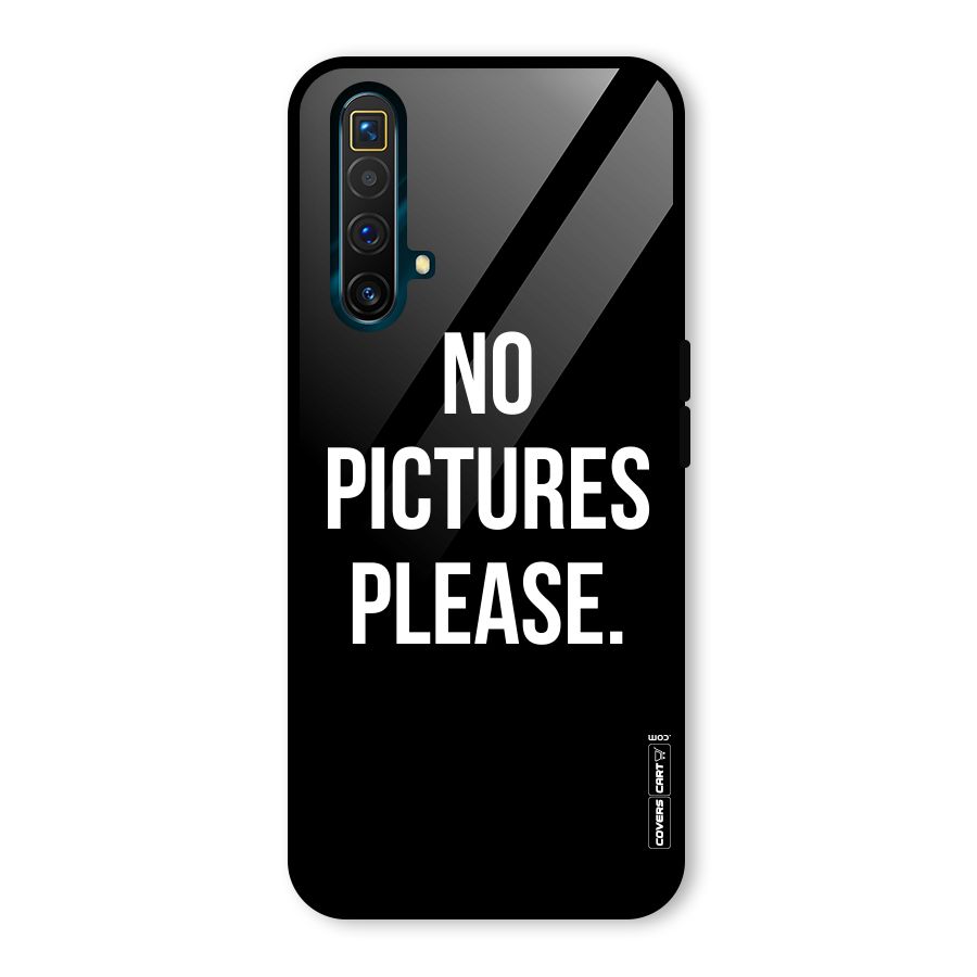 No Pictures Please Glass Back Case for Realme X3 SuperZoom