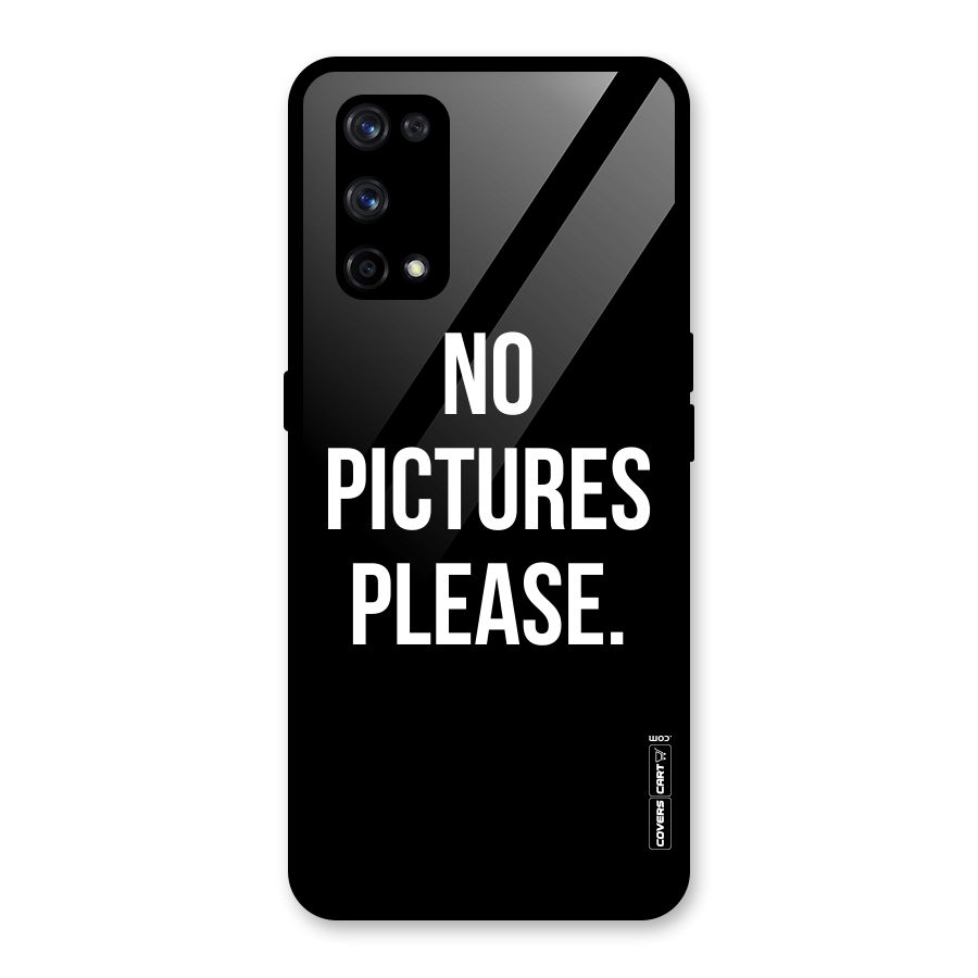 No Pictures Please Glass Back Case for Realme X7 Pro