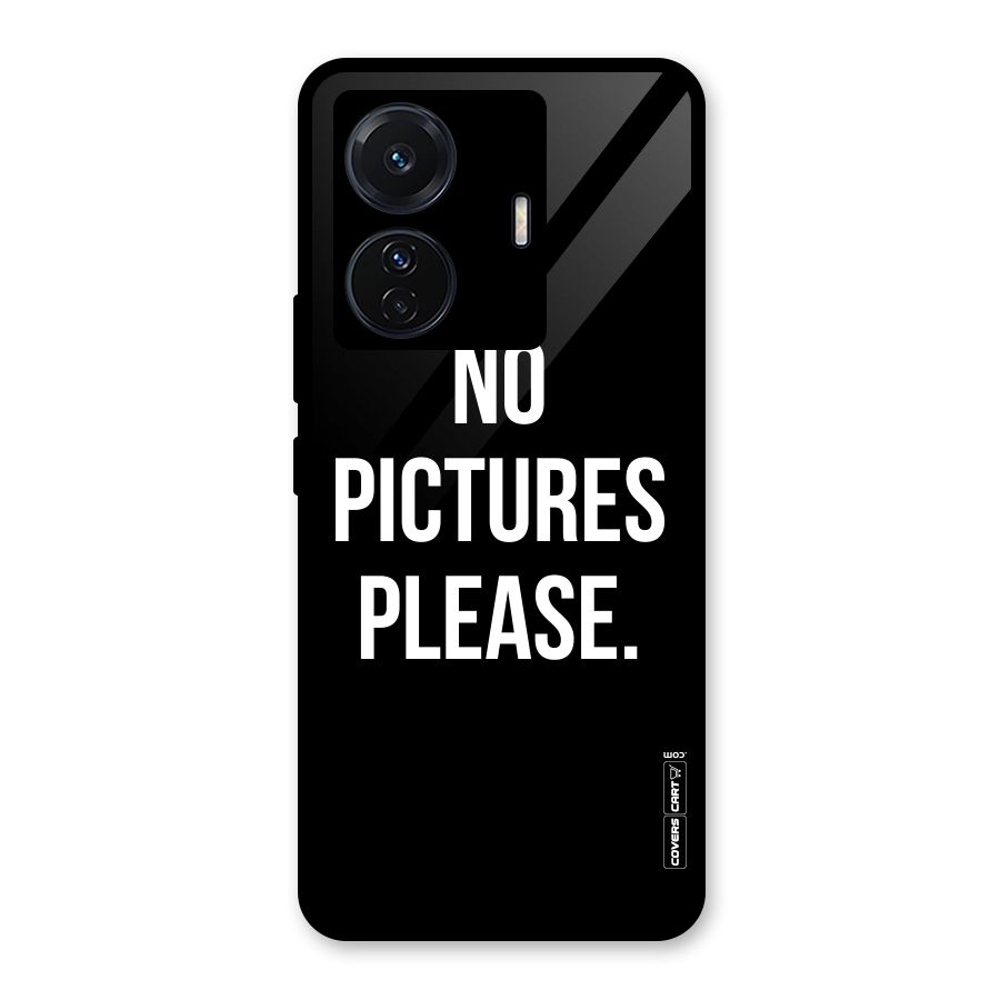 No Pictures Please Glass Back Case for Vivo T1 Pro