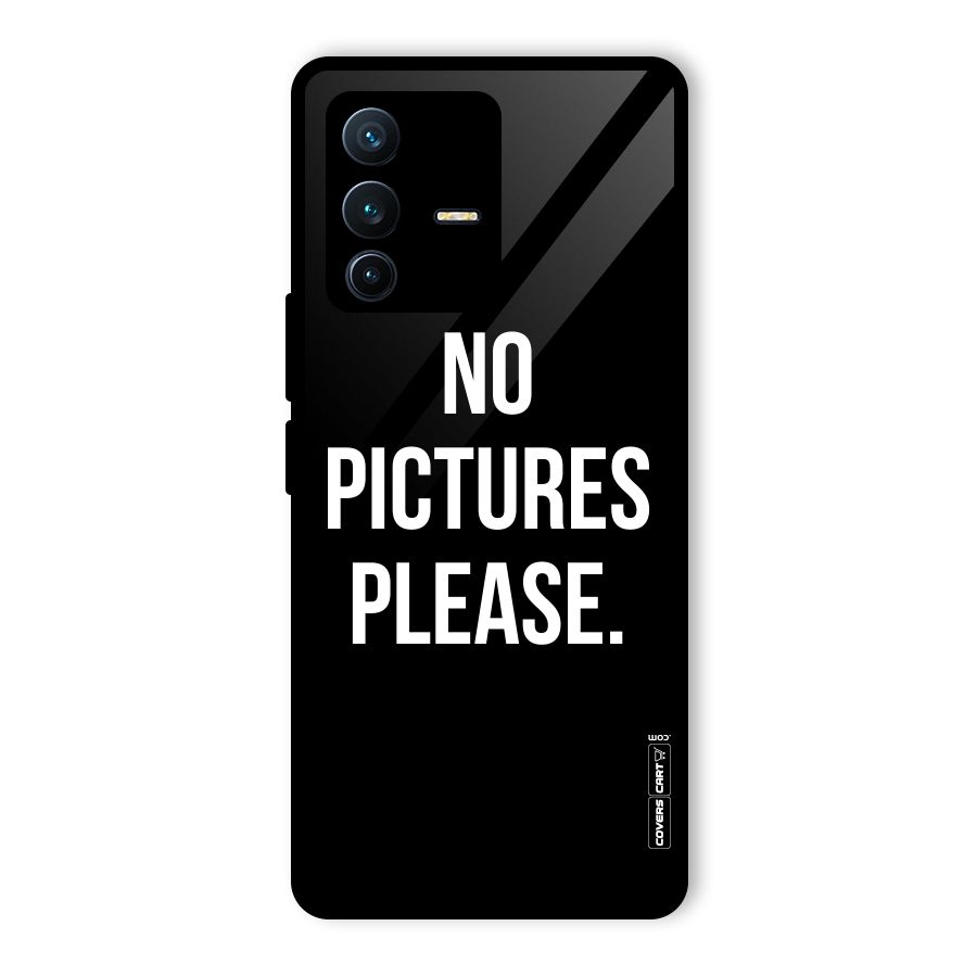 No Pictures Please Glass Back Case for Vivo V23 Pro