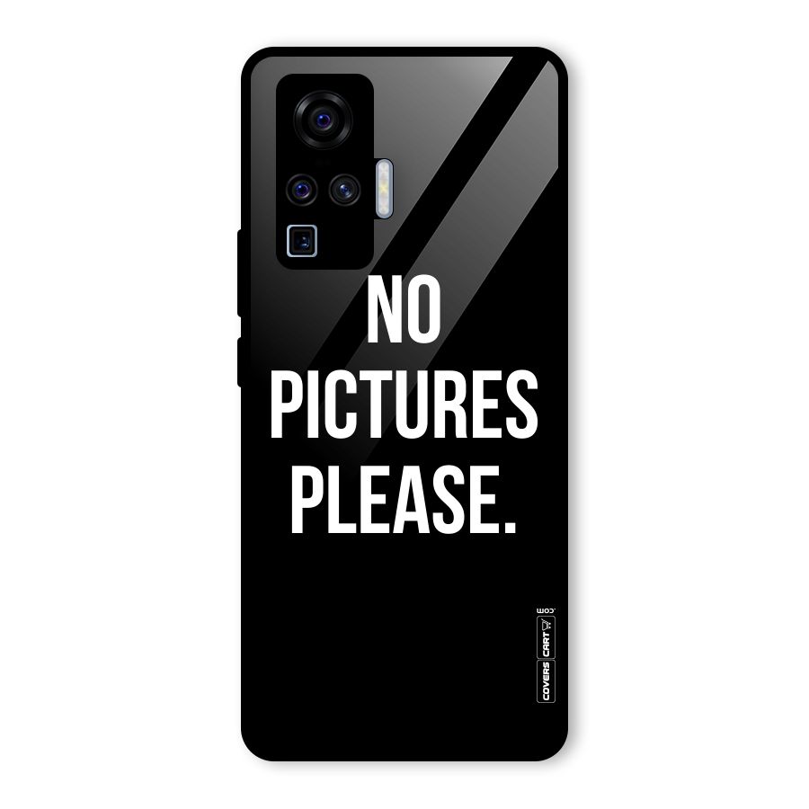 No Pictures Please Glass Back Case for Vivo X50 Pro