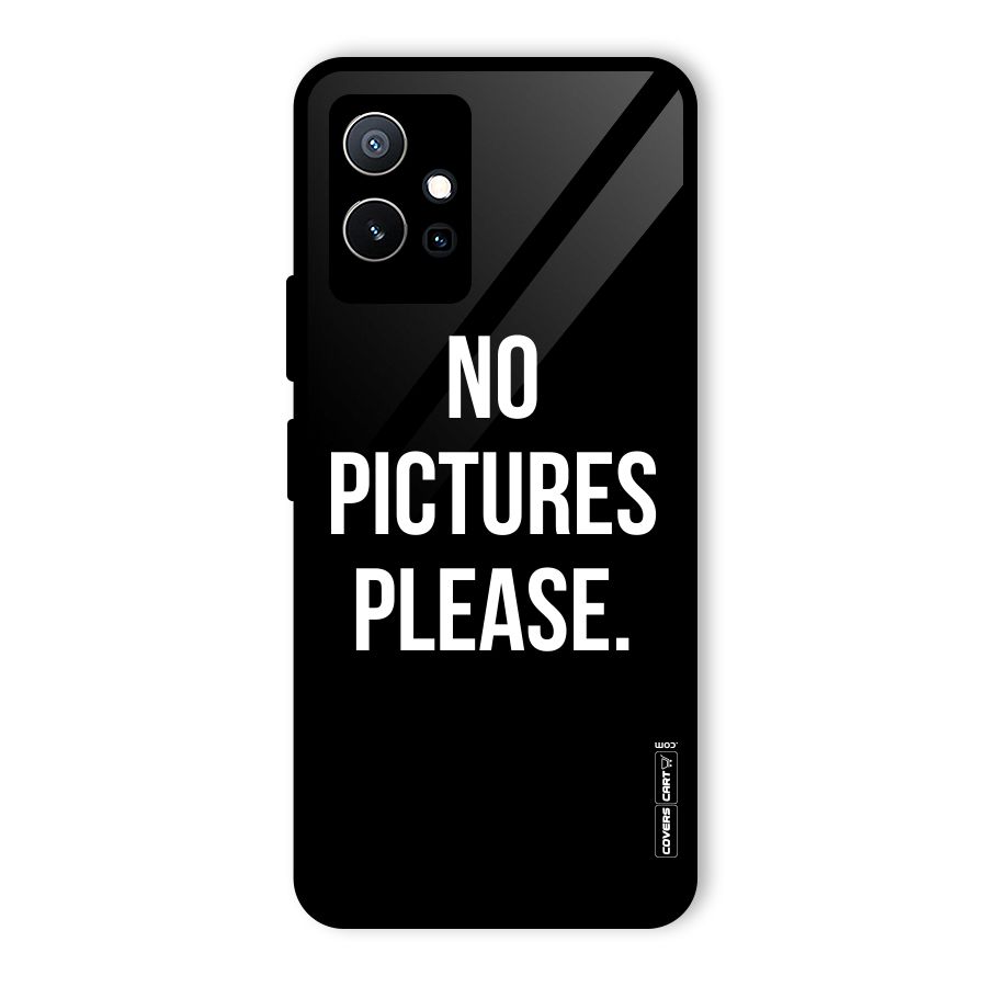 No Pictures Please Glass Back Case for Vivo Y75 5G