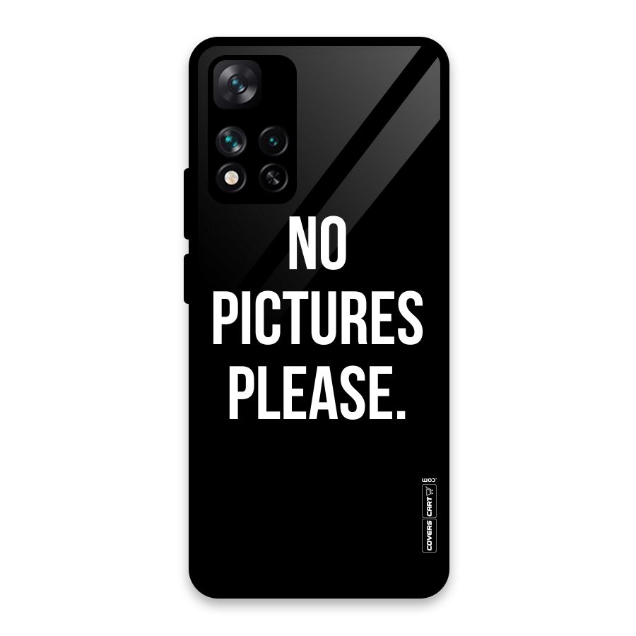 No Pictures Please Glass Back Case for Xiaomi 11i HyperCharge 5G