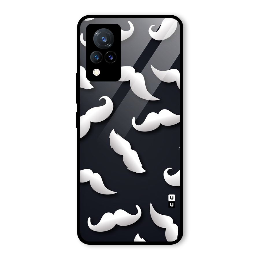 No Shave Glass Back Case for Vivo V21 5G