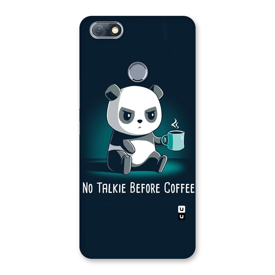 No Talkie Before Coffee Back Case for Infinix Note 5