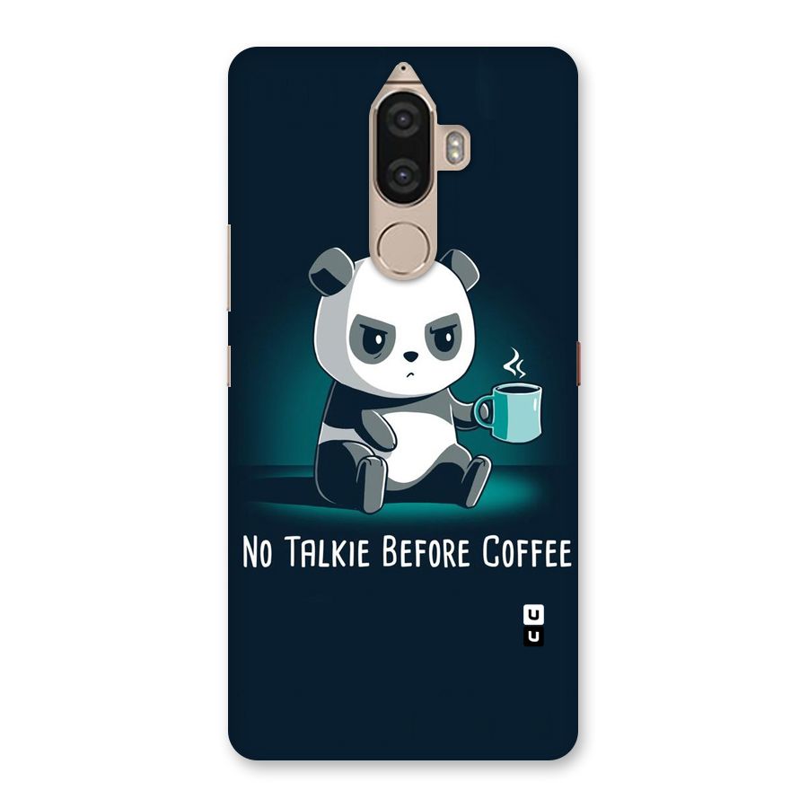 No Talkie Before Coffee Back Case for Lenovo K8 Note