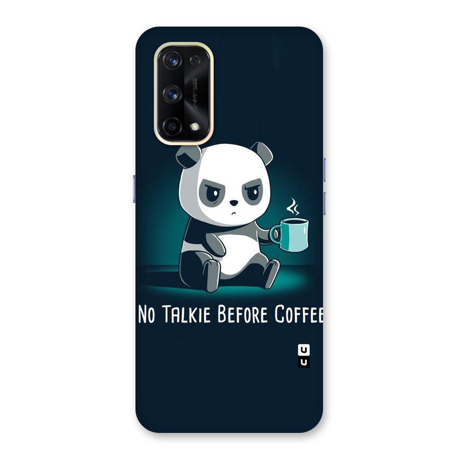 No Talkie Before Coffee Glass Back Case for Realme X7 Pro