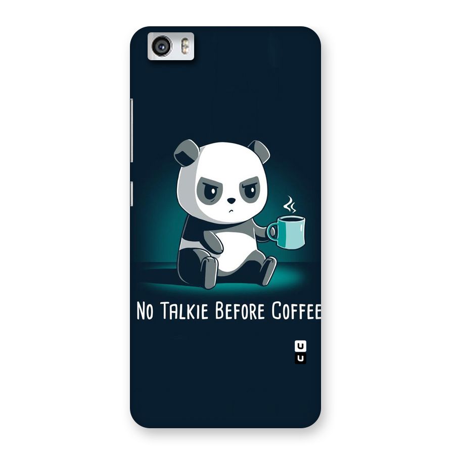 No Talkie Before Coffee Back Case for Xiaomi Redmi Mi5