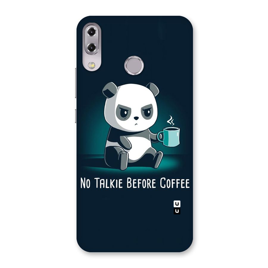 No Talkie Before Coffee Back Case for Zenfone 5Z