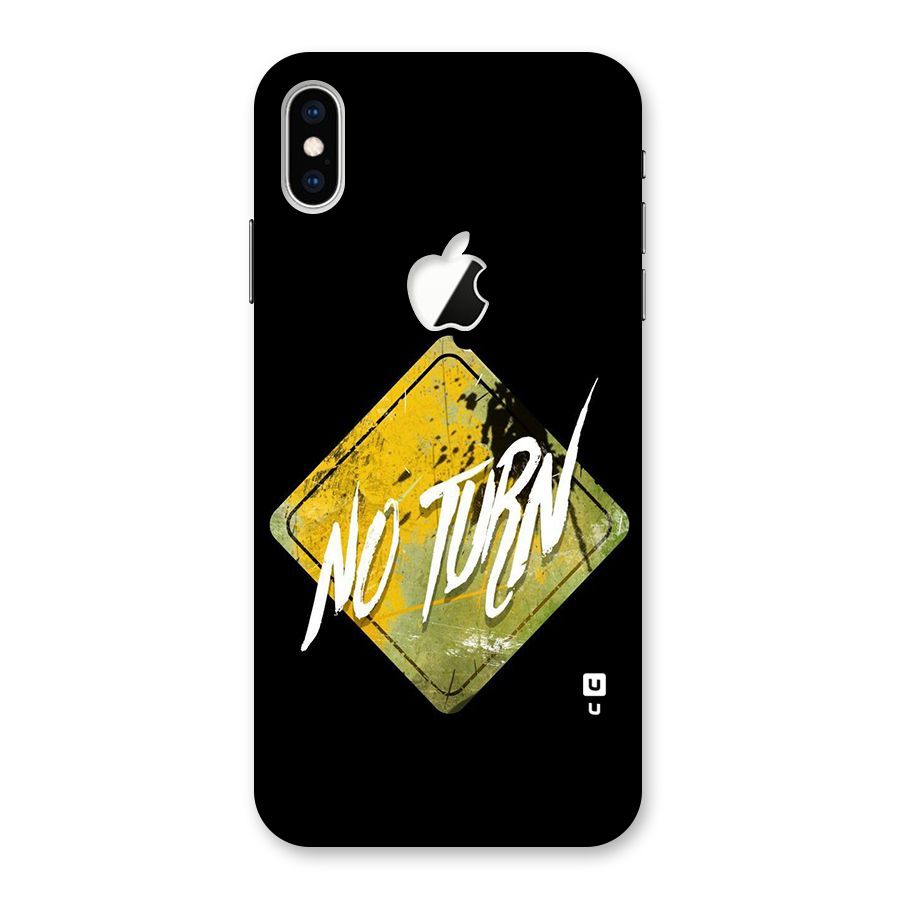 No Turn Back Case for iPhone XS Max Apple Cut