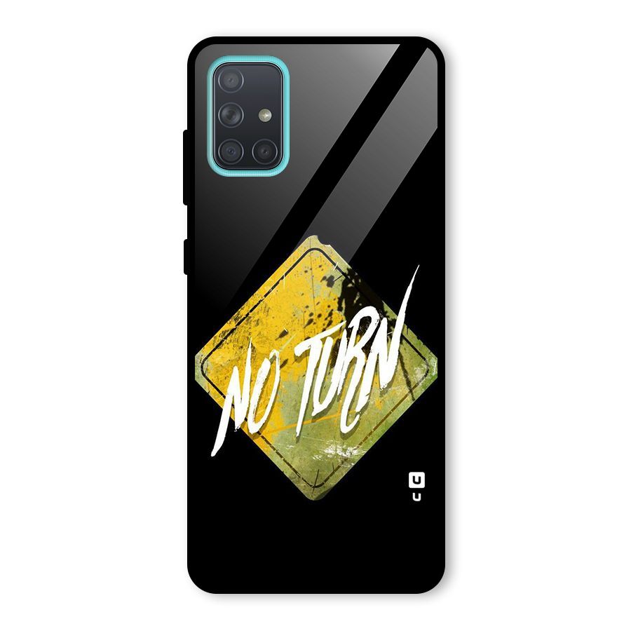No Turn Glass Back Case for Galaxy A71