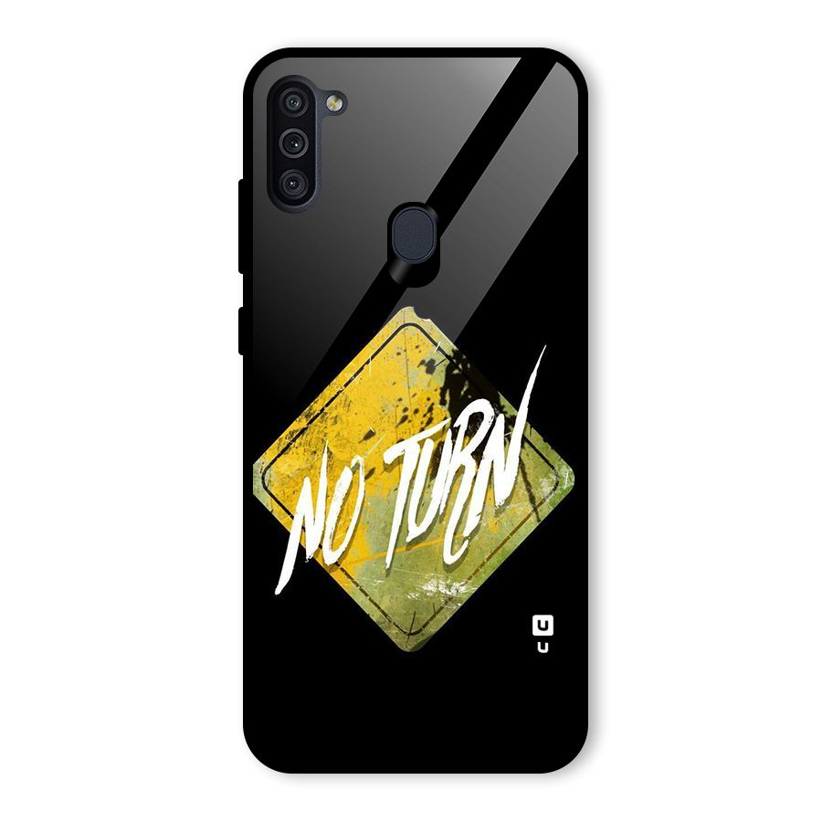 No Turn Glass Back Case for Galaxy M11