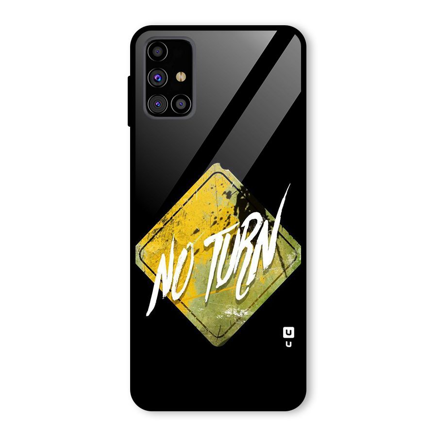 No Turn Glass Back Case for Galaxy M31s