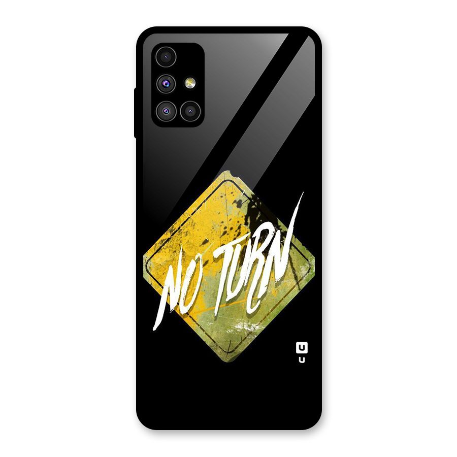 No Turn Glass Back Case for Galaxy M51