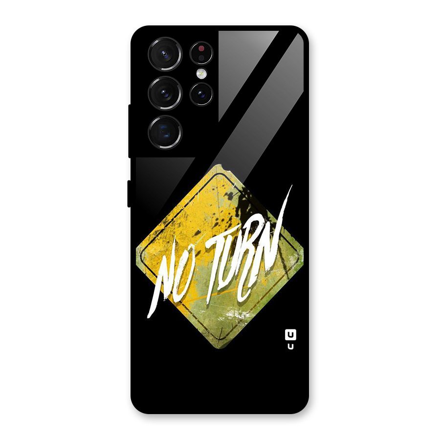 No Turn Glass Back Case for Galaxy S21 Ultra 5G