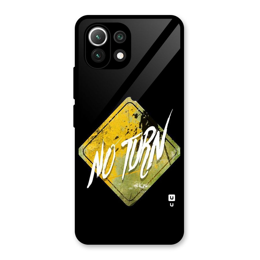 No Turn Glass Back Case for Mi 11 Lite