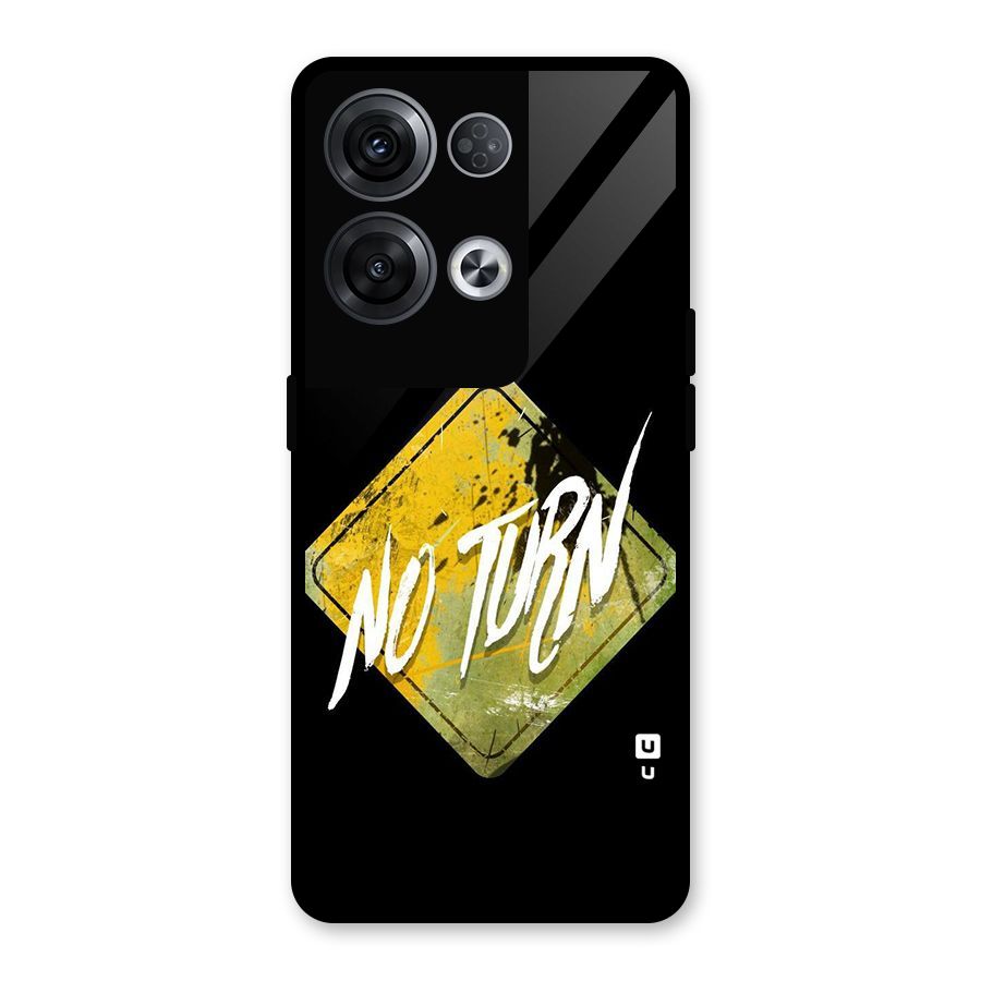 No Turn Glass Back Case for Oppo Reno8 Pro 5G