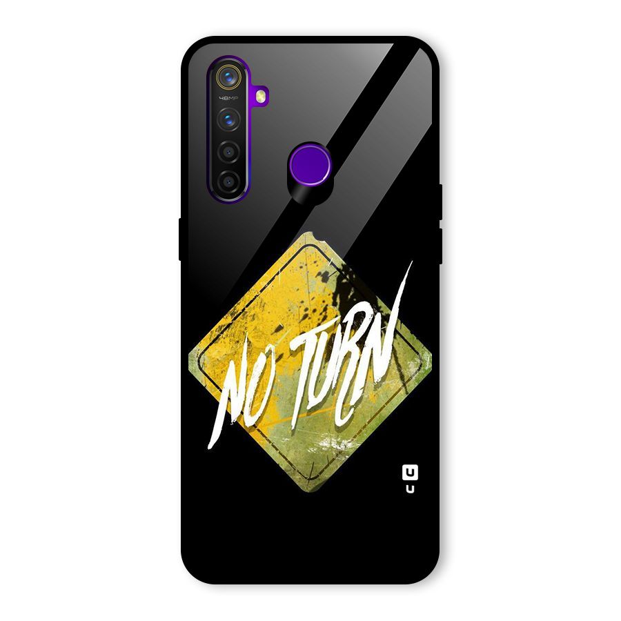 No Turn Glass Back Case for Realme 5 Pro