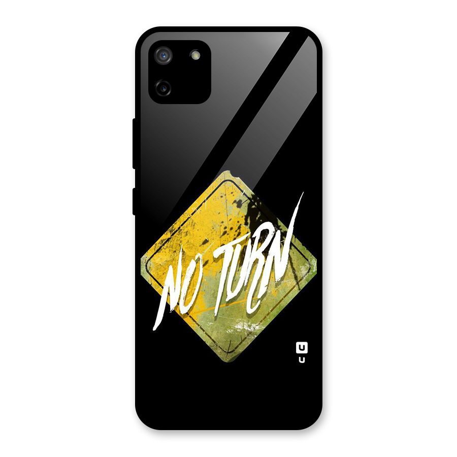 No Turn Glass Back Case for Realme C11