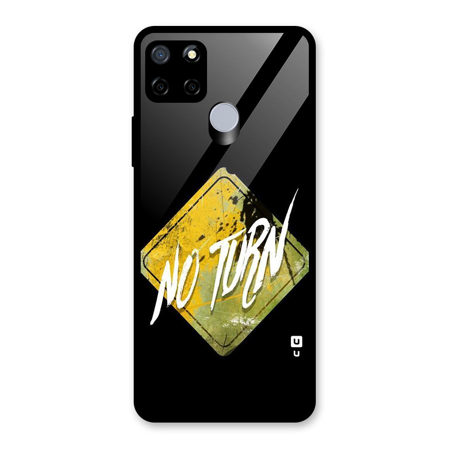 No Turn Glass Back Case for Realme C15