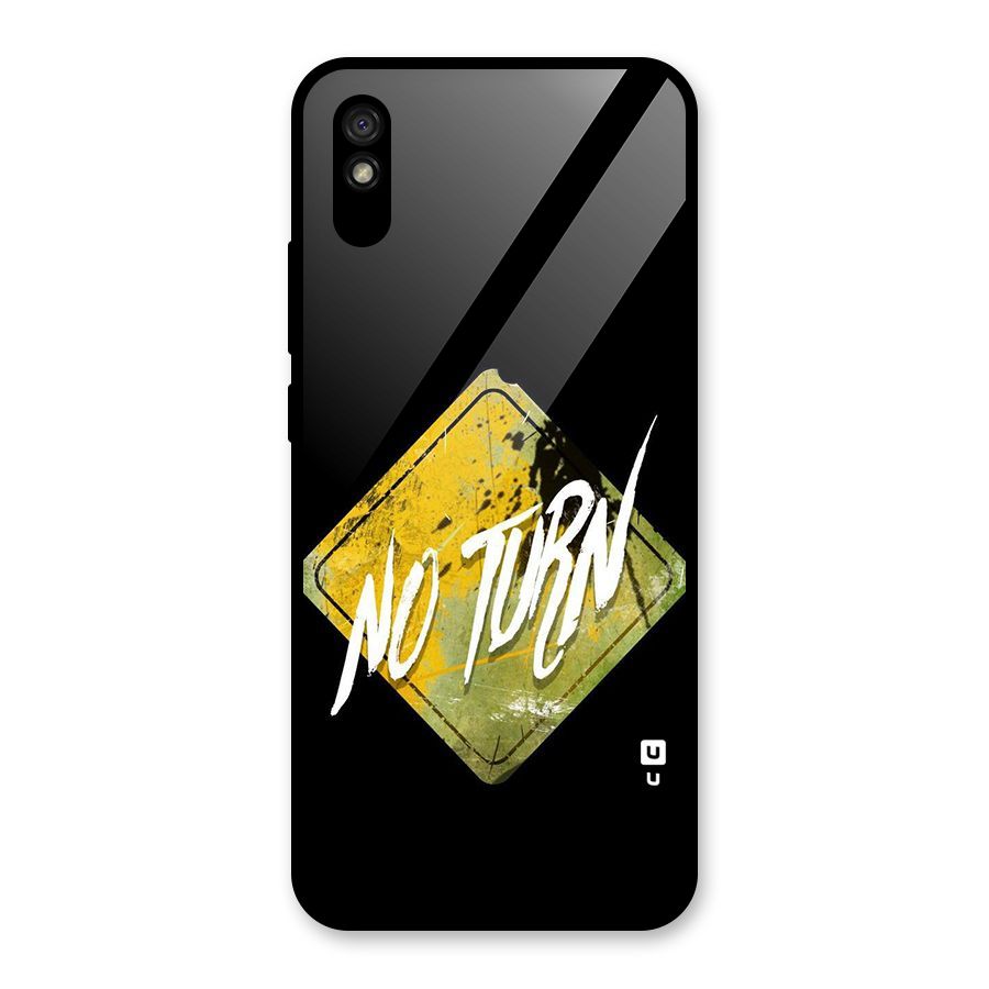 No Turn Glass Back Case for Redmi 9A