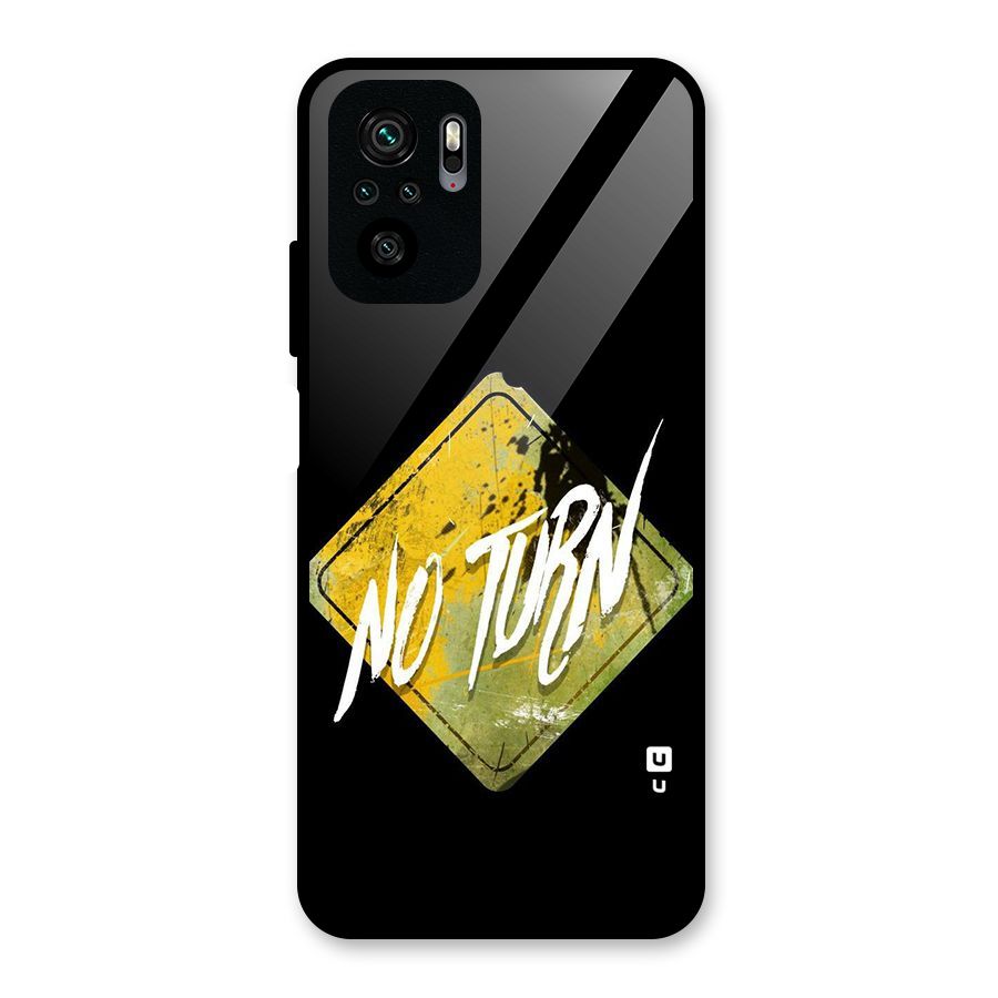 No Turn Glass Back Case for Redmi Note 10S