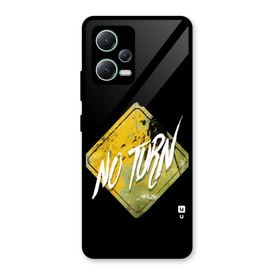 No Turn Glass Back Case for Redmi Note 12 5G