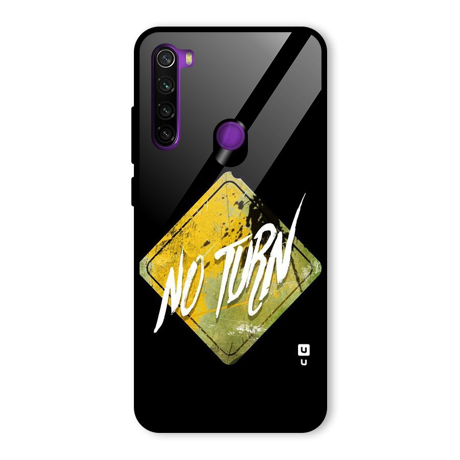 No Turn Glass Back Case for Redmi Note 8