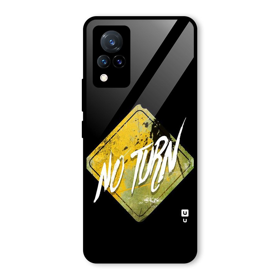 No Turn Glass Back Case for Vivo V21 5G
