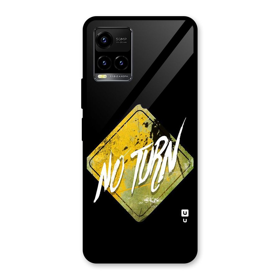 No Turn Glass Back Case for Vivo Y21T