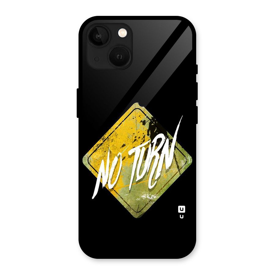 No Turn Glass Back Case for iPhone 13