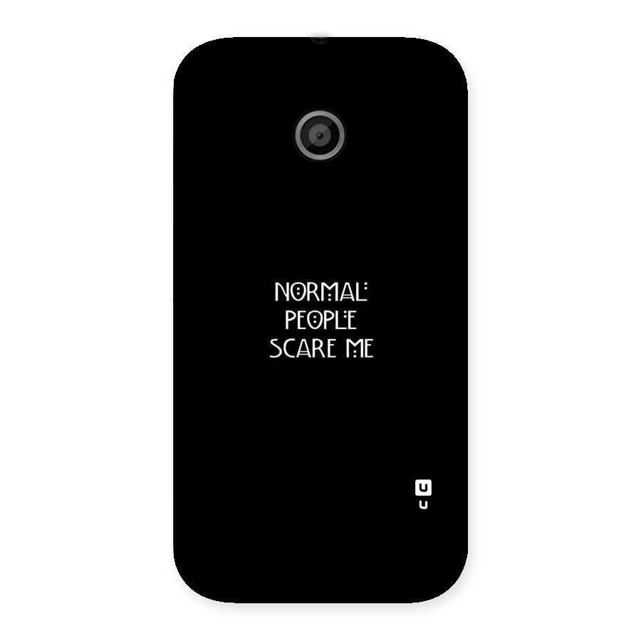 Normal People Back Case for Moto E