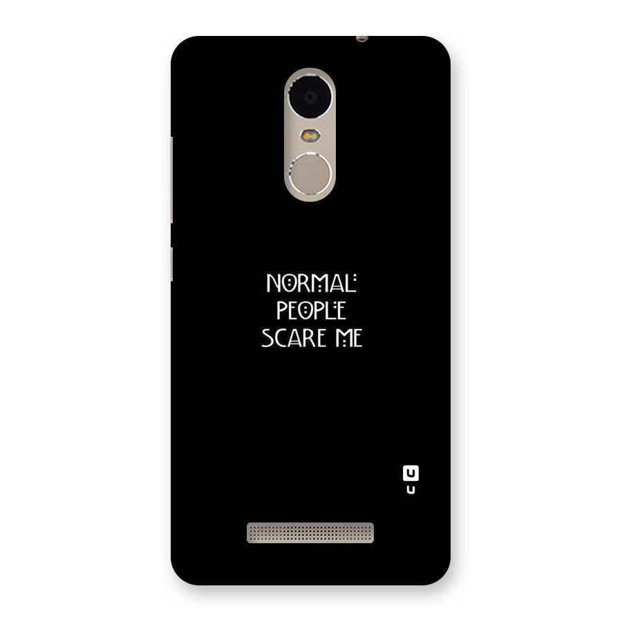 Normal People Back Case for Xiaomi Redmi Note 3