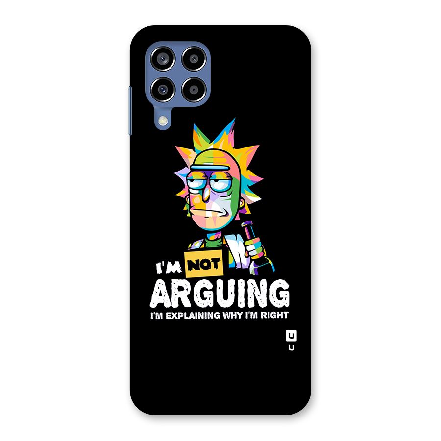 Not Arguing Explaining Back Case for Galaxy M53 5G