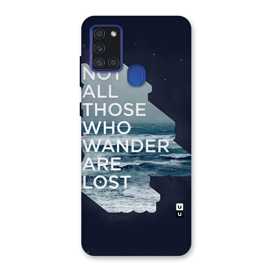 Not Lost Back Case for Galaxy A21s