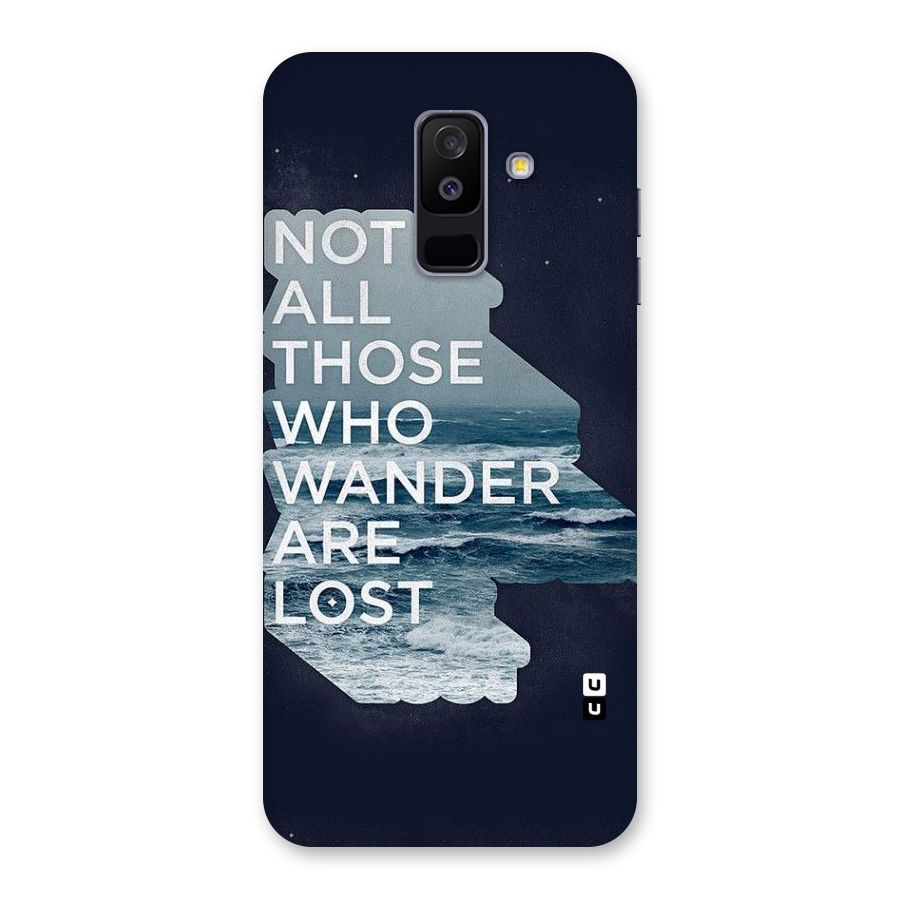 Not Lost Back Case for Galaxy A6 Plus