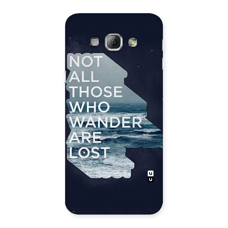 Not Lost Back Case for Galaxy A8