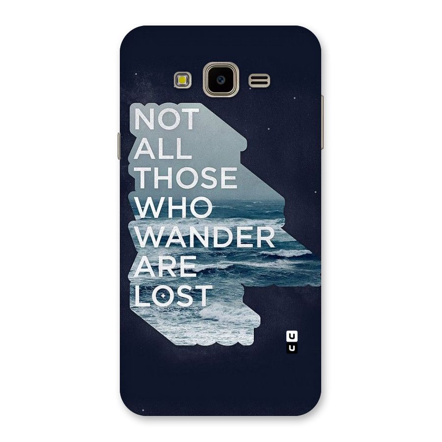 Not Lost Back Case for Galaxy J7 Nxt