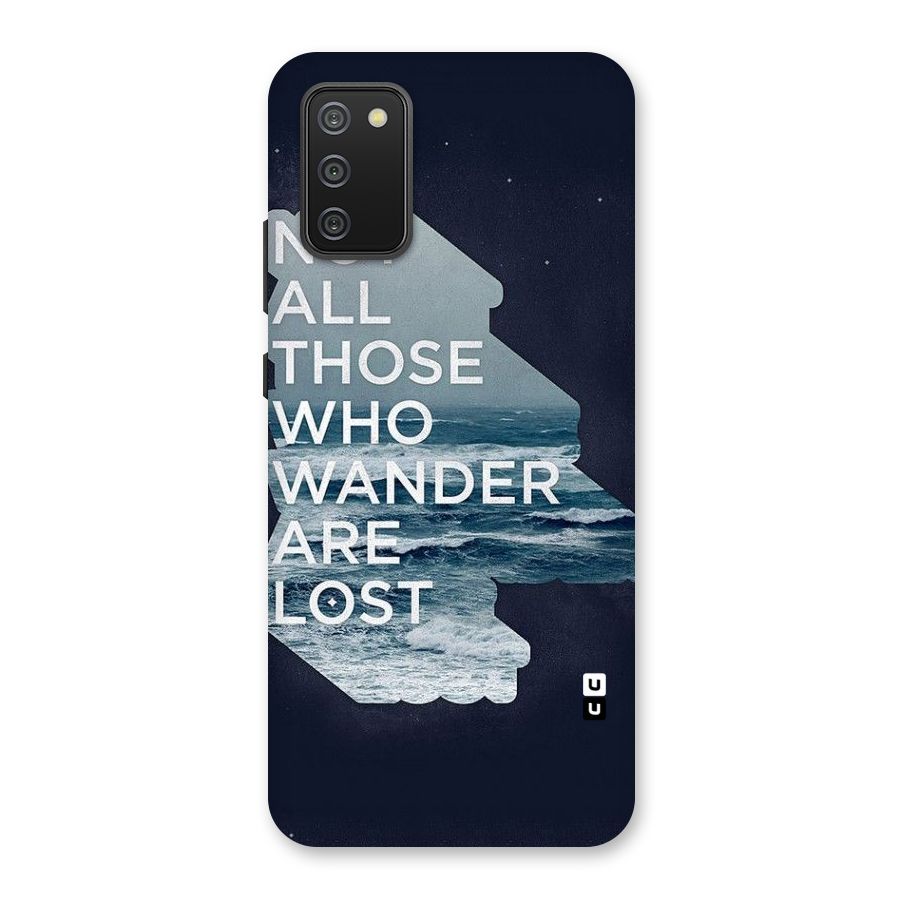 Not Lost Back Case for Galaxy M02s