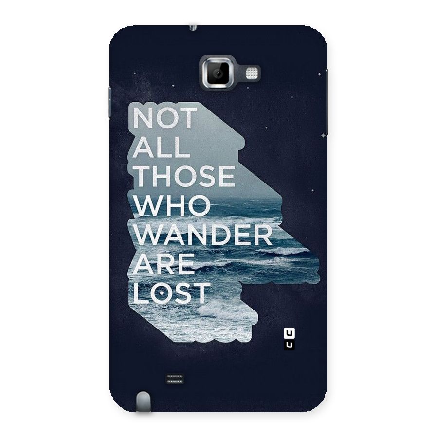 Not Lost Back Case for Galaxy Note