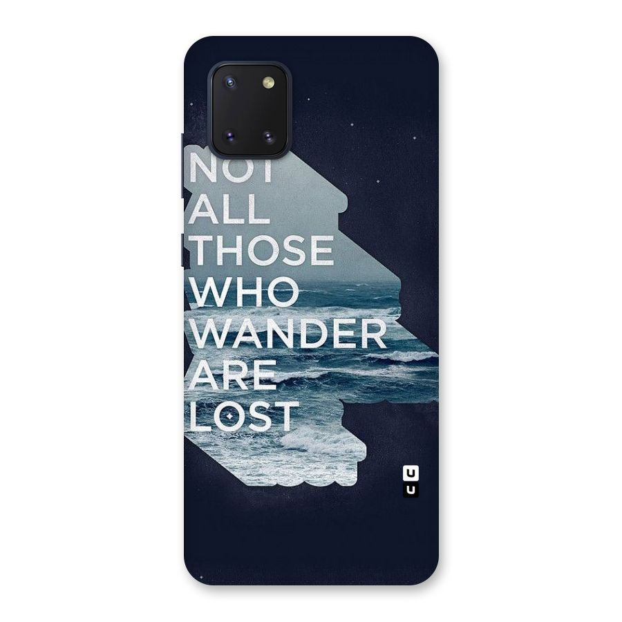 Not Lost Back Case for Galaxy Note 10 Lite