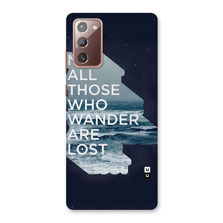 Not Lost Back Case for Galaxy Note 20