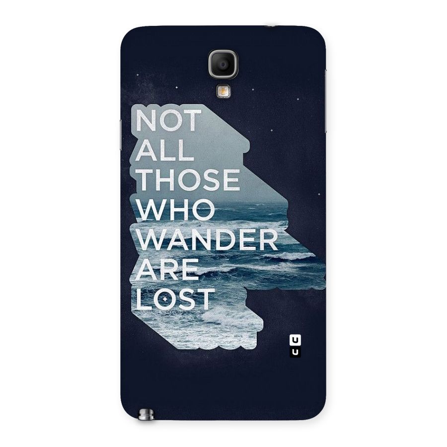 Not Lost Back Case for Galaxy Note 3 Neo