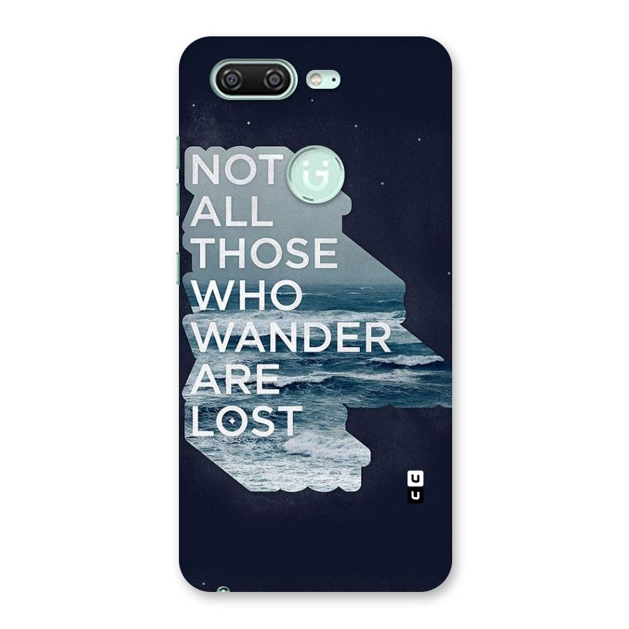 Not Lost Back Case for Gionee S10